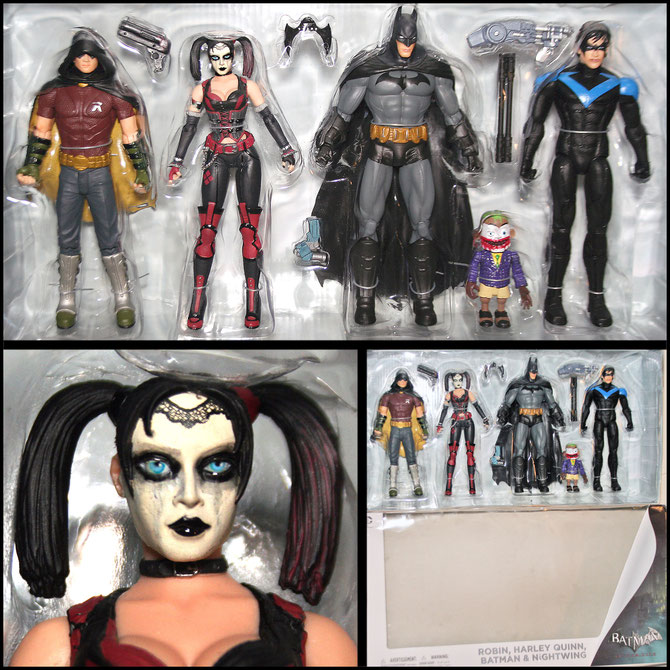 Arkham City figure set, by DC Collectibles