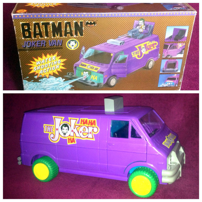 Toy Biz Joker Van, never used. Complete with box. From 1989.