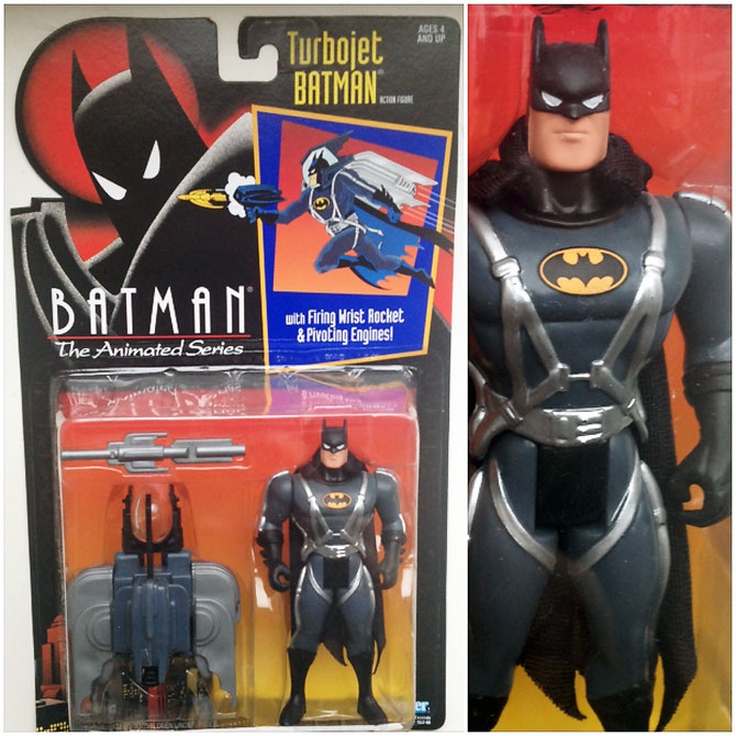 TurboJet Batman action figure from 1992.