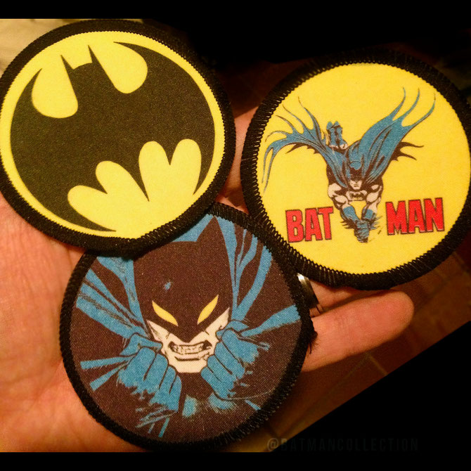 Batman patches from the mid-1980s.