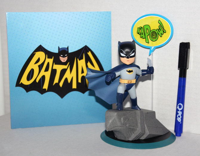 Q-Pop Batman -66 figure with marker pen.