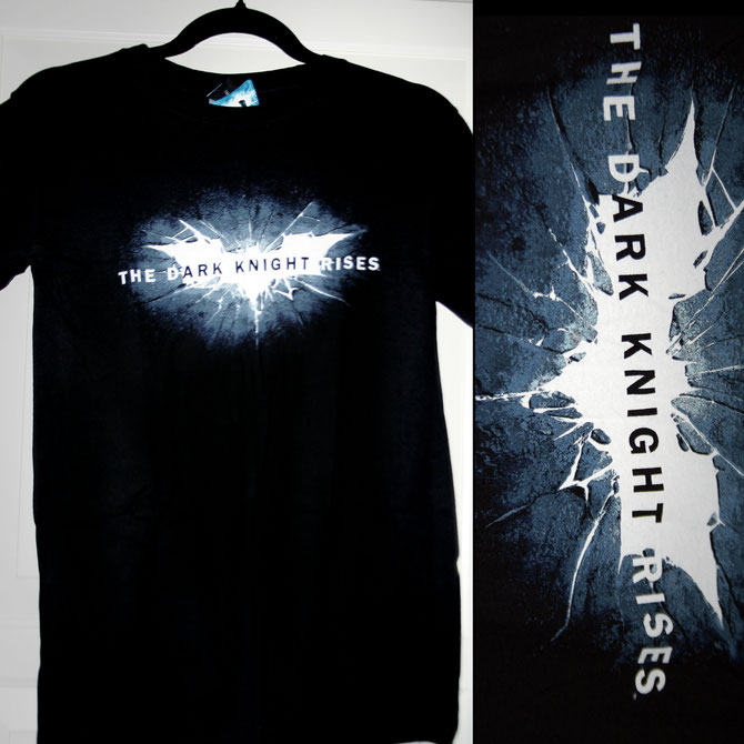 The Dark Knight Rises T-shirt, from 2012.