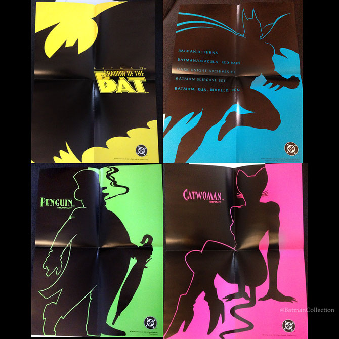 4 Promo posters from a comic book store, 1992.