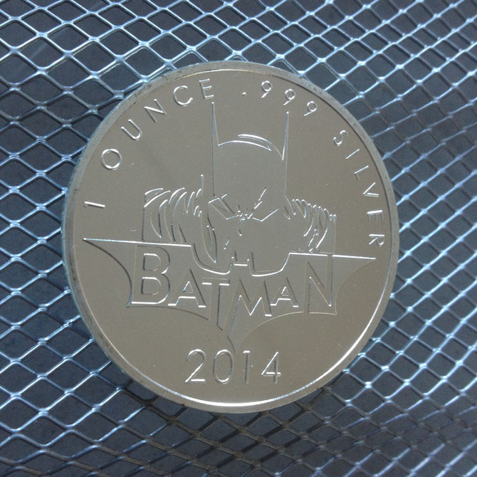 Batman 75th anniversary souvenir coin from 2014. Not official.