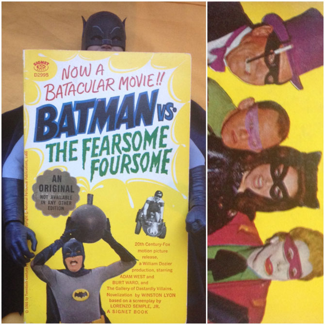 Batman VS. The Fearsome Foursome. First print. 1966. Signet Books.