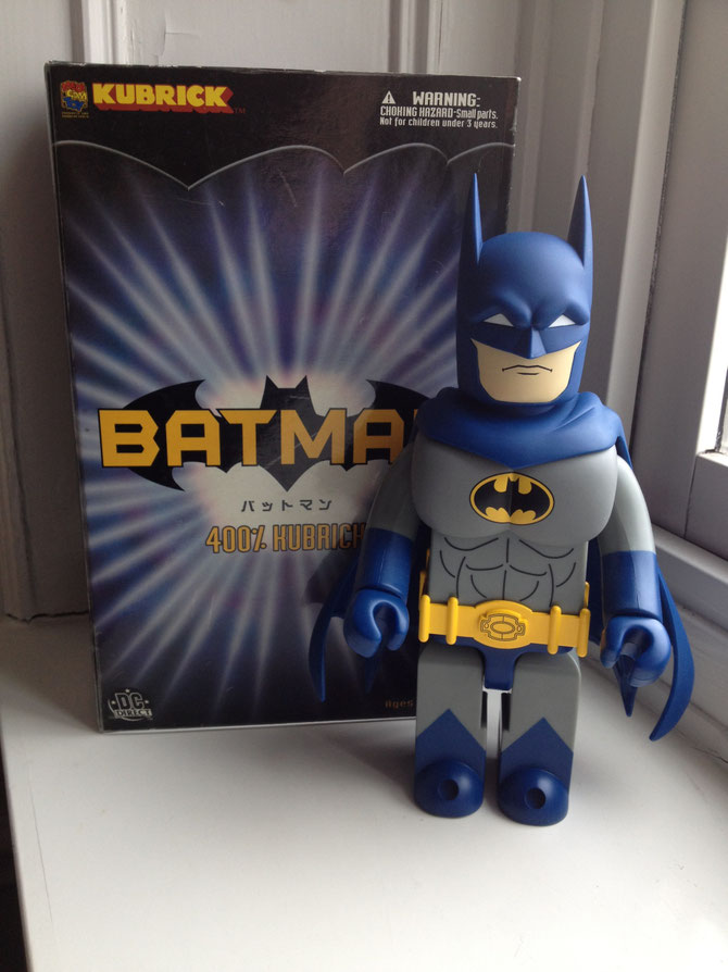 400% Kubrick Batman, by Medicom (Japan 2004). Limited edition of 2500 pieces.