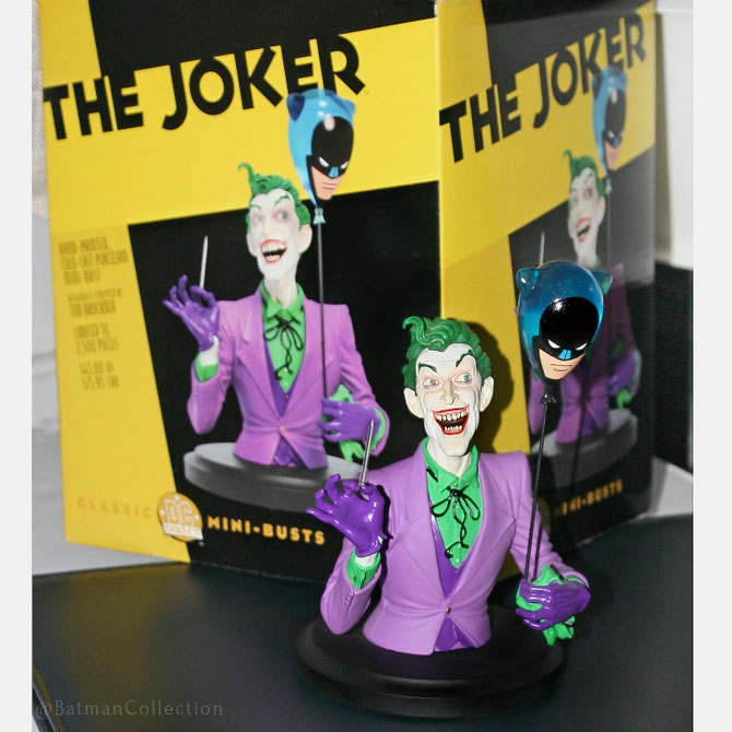Classic Joker mini-bust by DC Direct. 