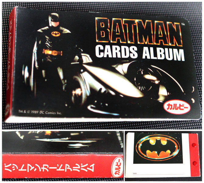 Batman Cards Album fron Japan, 1989.