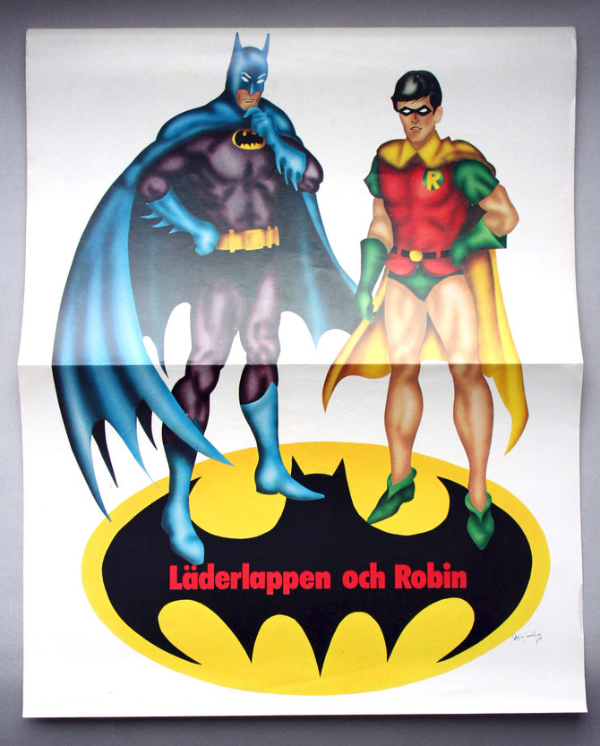 Swedish Batman Poster from the late 1970s.