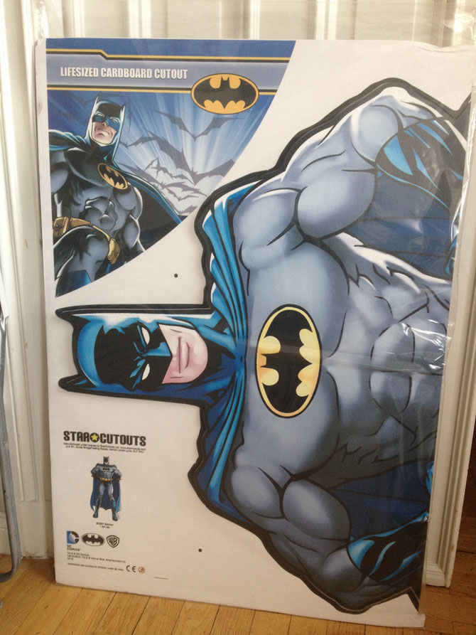 Batman lifesize cardboard cutout standee, from Star Cutouts.