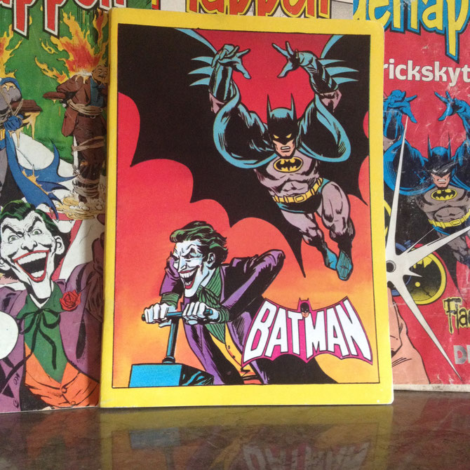 Batman/Joker School Notebook from Italy, 1989. Not used.