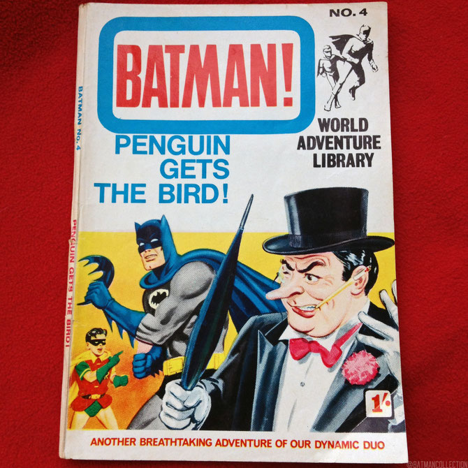 "Batman!; Penguin gets the bird!" - paperback text book from the World Adventure Library (1966)