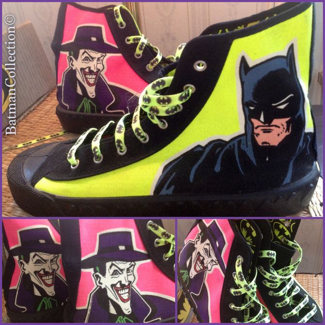 StreetWize Batman & Joker shoes from 1989, never worn