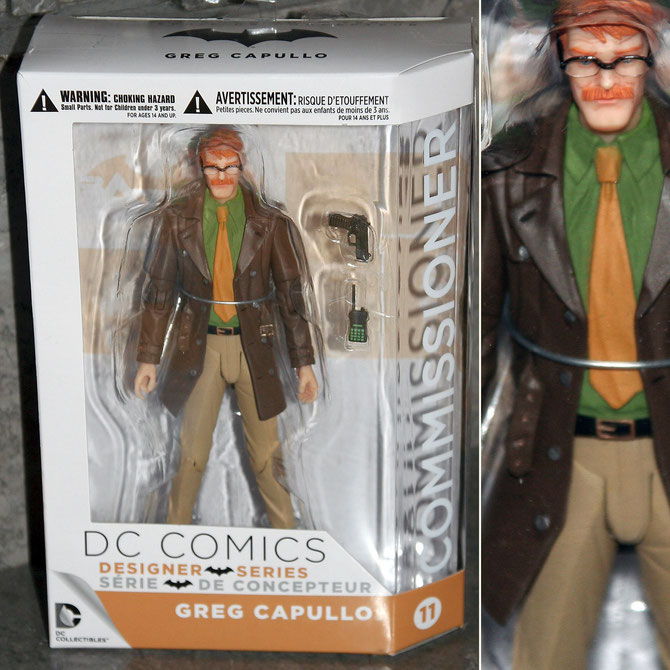 Commissioner Gordon figure, DC Comics Designer series : Greg Capullo (2014).