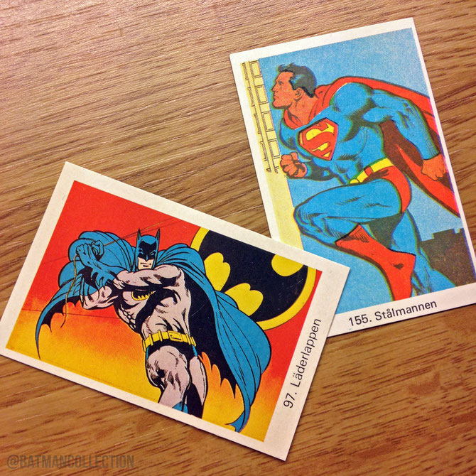 Swedish trading cards from the 1980s.