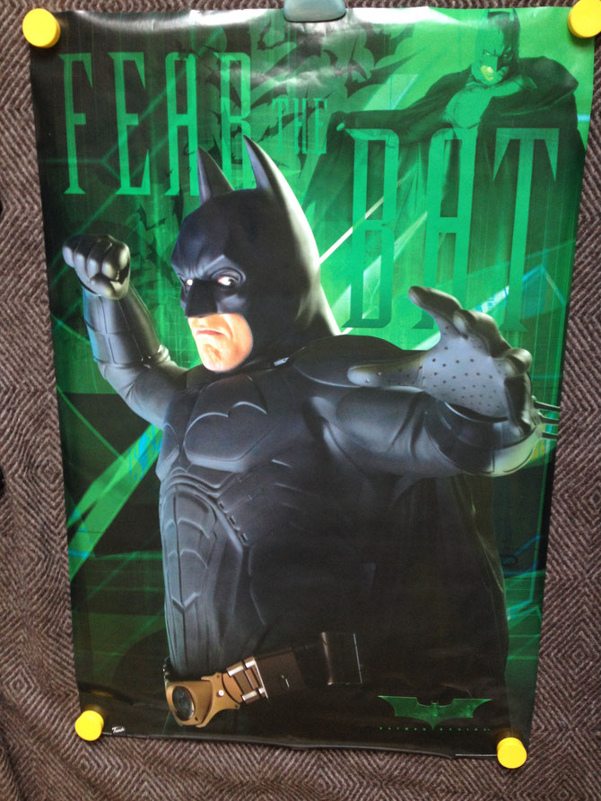 Batman Begins : Fear the Bat, a poster from 2005.