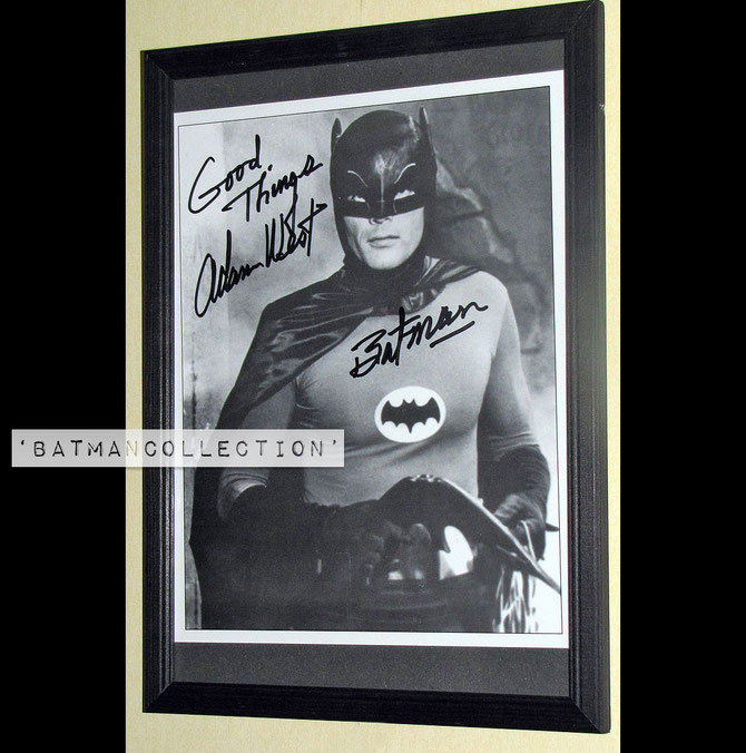 Signed photo from Adam West