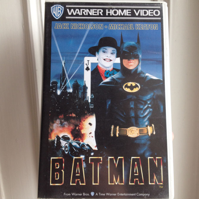 Batman the movie on VHS, Warner Home Video - Swedish edition (1989)