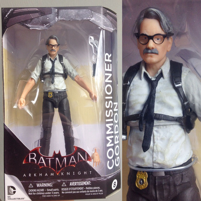 Arkham Knight : Commissioner Gordon action figure, from DC Collectibles.