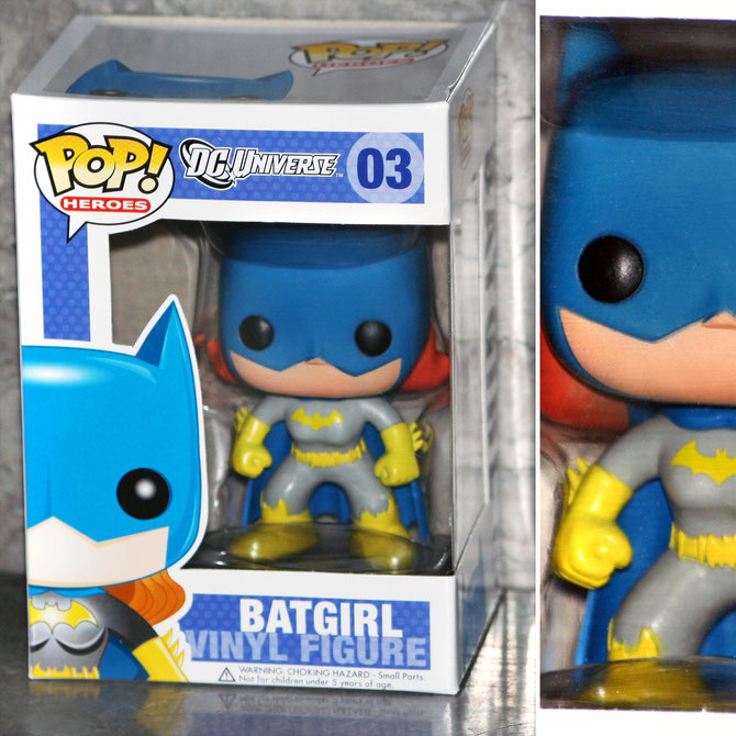 Batgirl Pop! Heroes vinyl figure, by Funko.