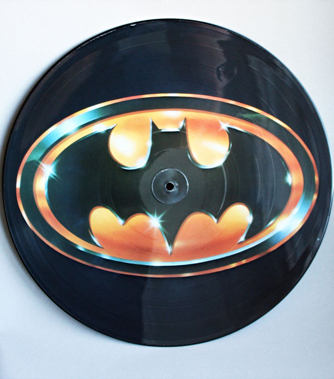 Batman by Prince; Limited Edition Picture Vinyl Record from 1989.
