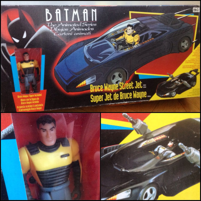 Bruce Wayne Street Jet toy vehicle from 1993.
