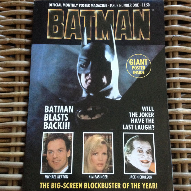 Batman Poster Magazine #1 1989.