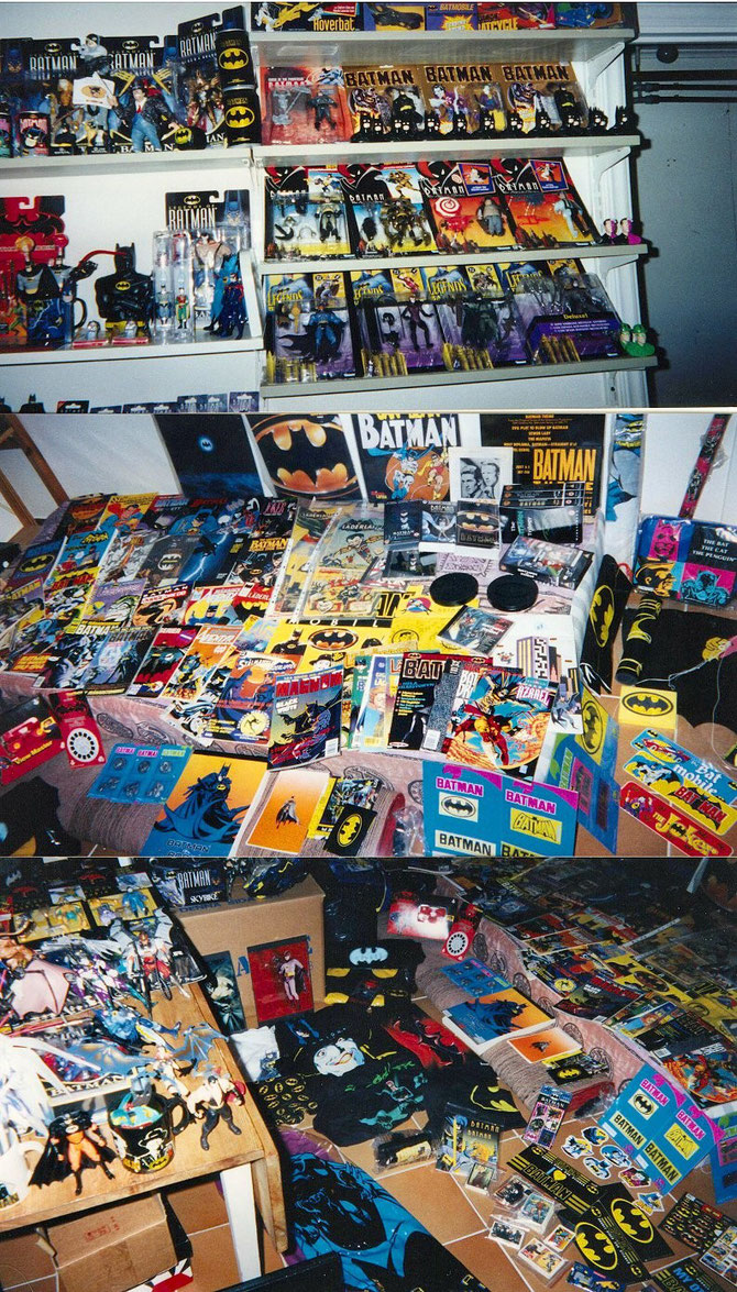Photos of how my collection was in 1999. It's a lot more today, 2013.