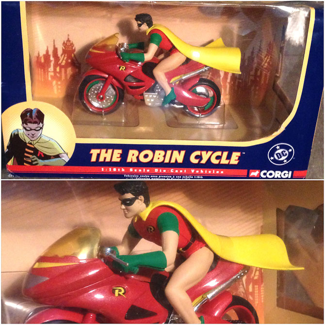 The Robin Cycle, scale 1:16 die-cast vehicle. Corgi Classics, 2005.