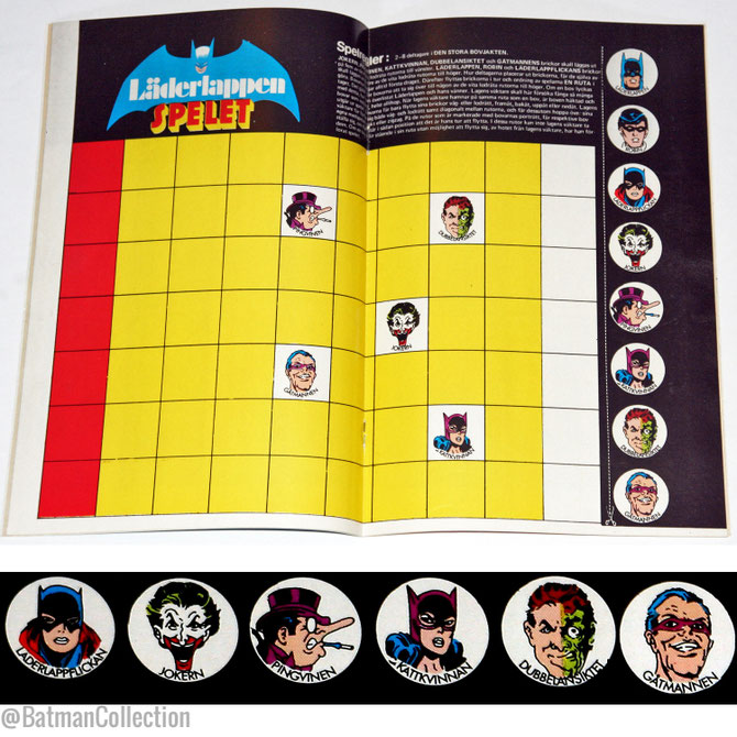 Swedish Batman (Läderlappen) game from the late 1970s.