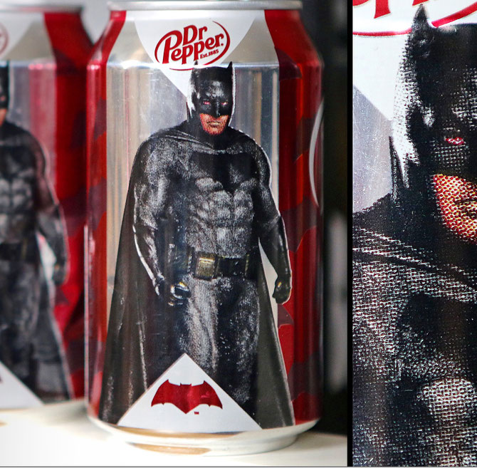 Dr. Pepper : Batman v Superman - Batman can.