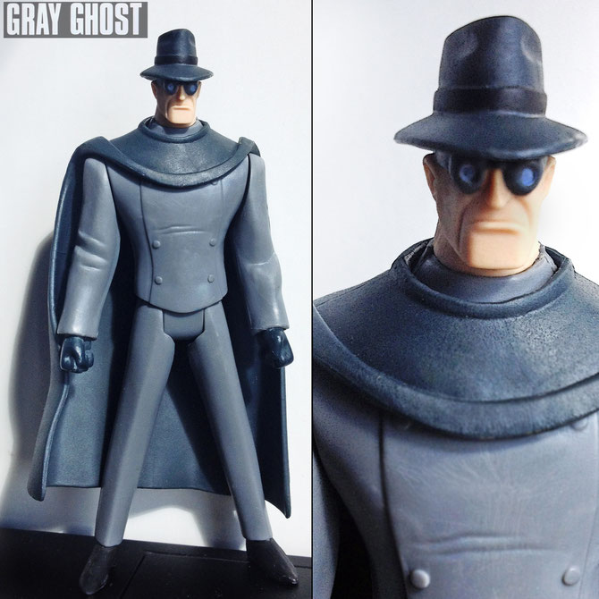 The Gray Ghost, action figure from 2010 - based on the Gray Ghost episode of Batman the Animated Series.