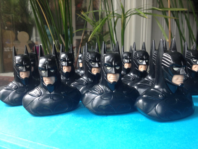 Batman Forever candy containers, 1995.