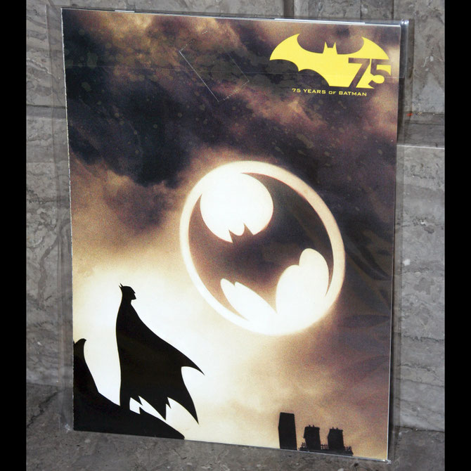 75 years of Batman Timeline Poster from 2014.