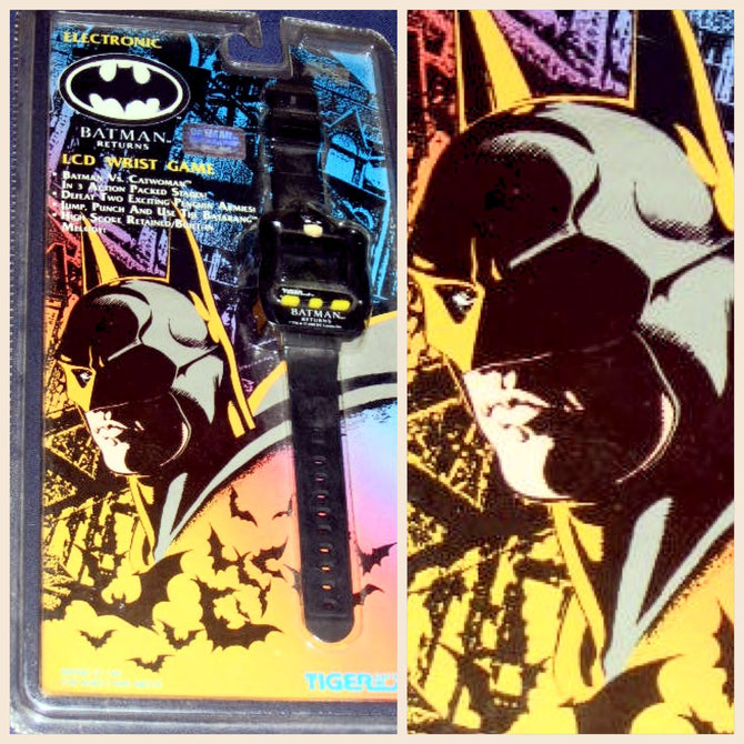 Batman Returns LCD Wrist Game from 1992, by Tiger.