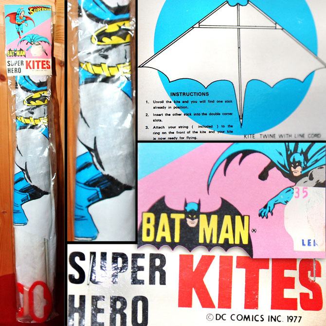 Batman "Super Hero Kites" from 1977.