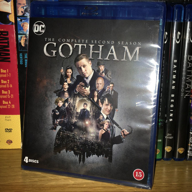 Gotham season two, blu-ray.