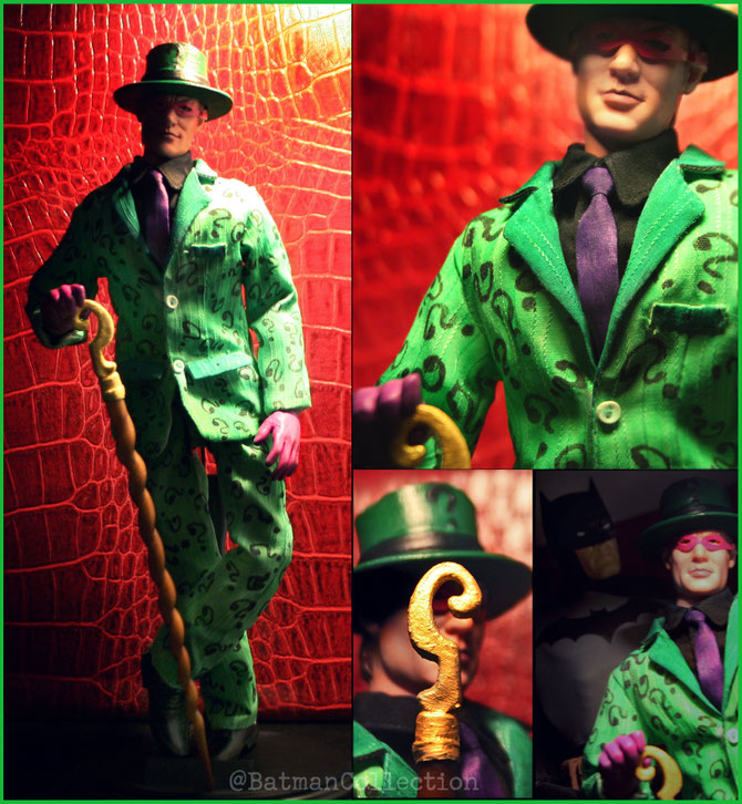 Custom / Kitbash Riddler scale 1:6 figure. 