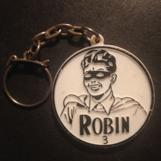 Robin keychain from the Netherlands, late 1960s.