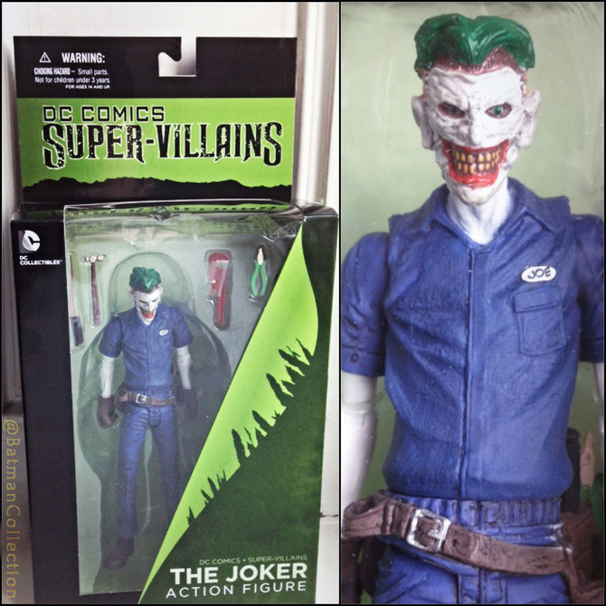 DC Comics Super-Villains 'New52' Joker action figure, from 2013.