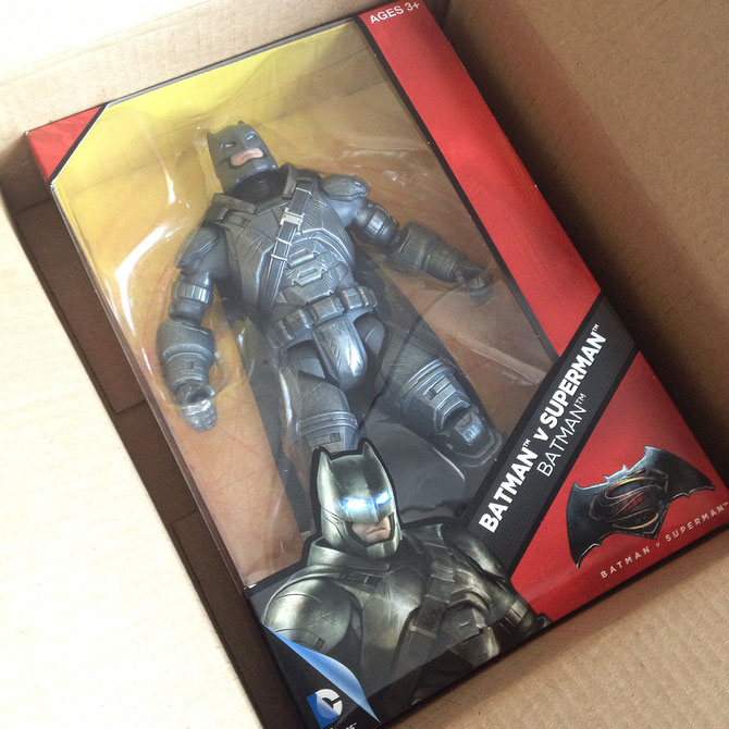 Armored Batman 12-inch figure from the DC Multiverse line, by Mattel (2016).