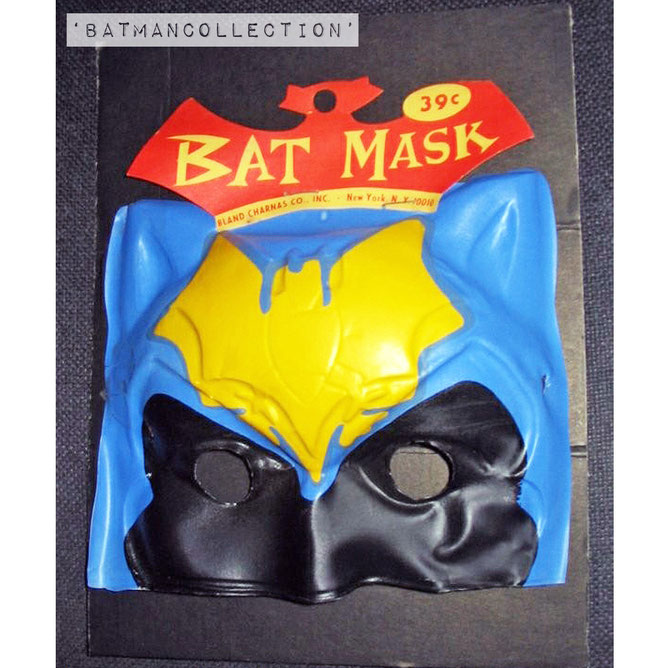 1960s Bat Mask, with original tag.
