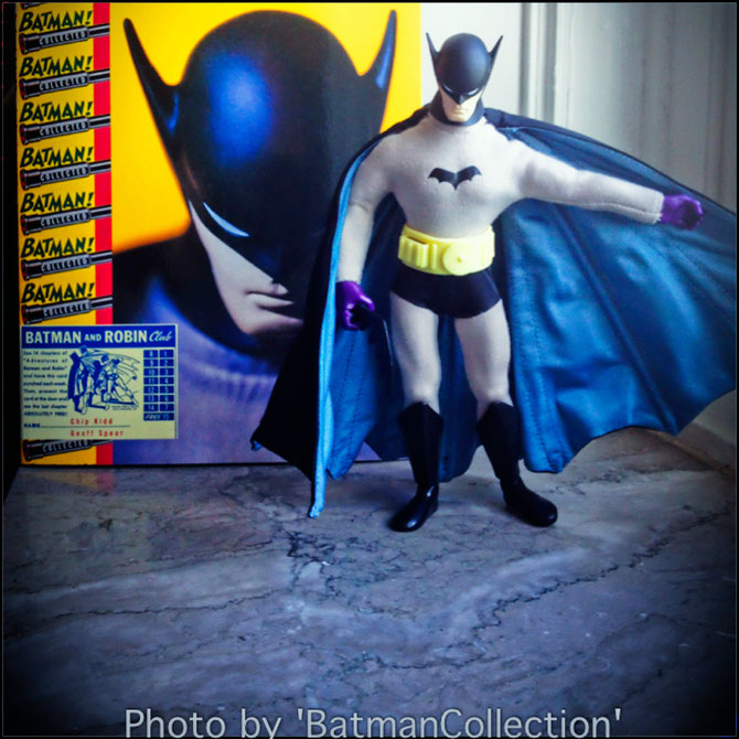 1939 Batman doll figure & the book Batman: Collected by Chip Kidd