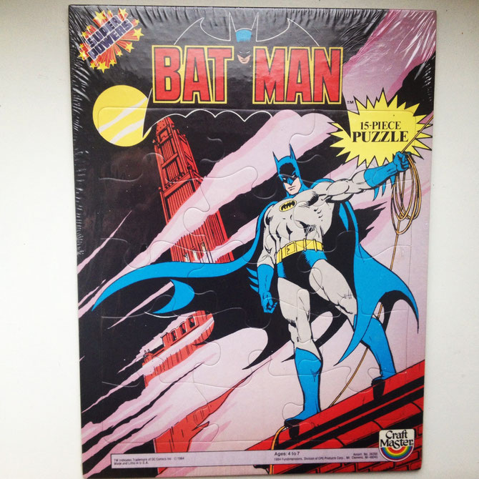 Super Powers: Batman puzzle from 1984. Sealed.