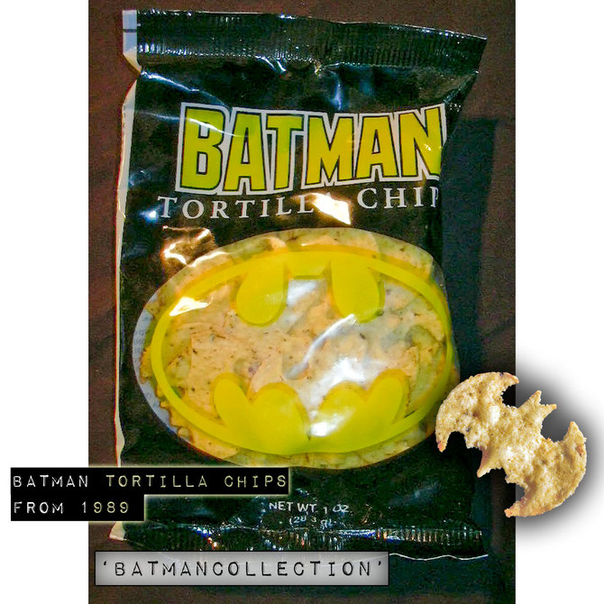 Batman Tortilla Chips, from 1989. I have a whole box.