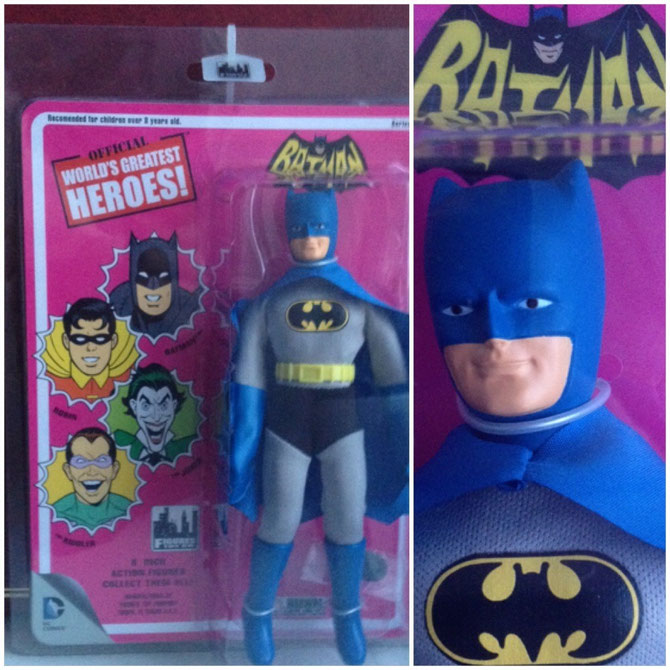 Batman Retro Figure - a replica of the 70's MEGO figure.