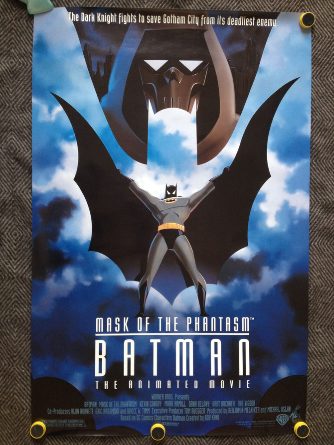 Batman : Mask of the Phantasm, original double-sided movie poster.