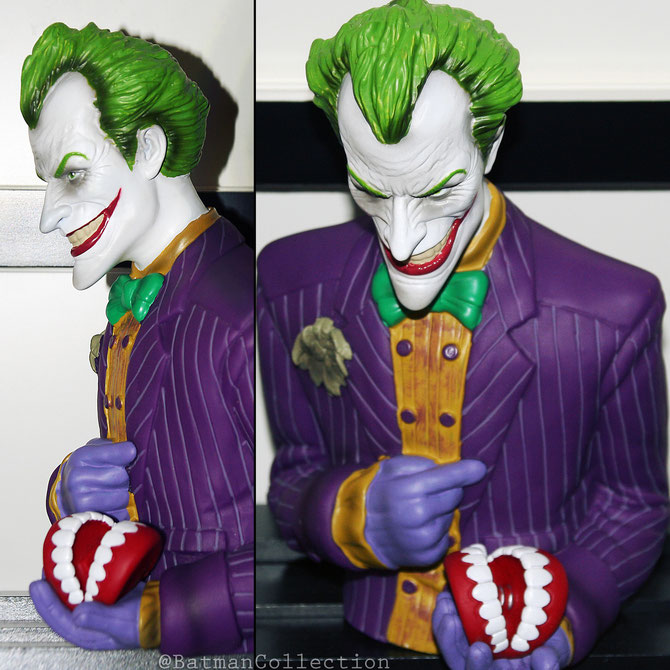 JArkham Asylum Joker Bust Bank by Monogram Masterworks.