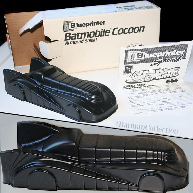 Batmobile Cocoon Armored Shield, scale 1:25 - an accessory to a Batmobile model kit from 1989.