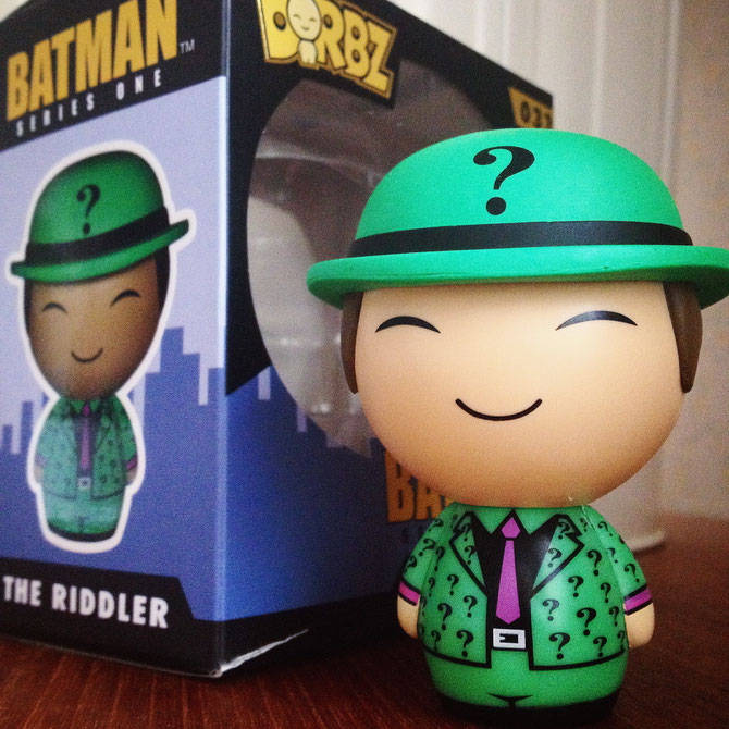 The Riddler Dorbz vinyl figure.